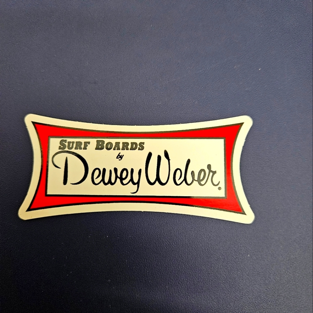 Dewey Weber Window Sticker